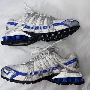 Nike Reax 370578-141 Women's White and Blue Size 8